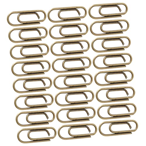 ROMISBABA 100 Stück Vintage Metall Büroklammern Kleine Papierklammern Vielseitig Für Bürobedarf Schule Dokumentenhalter Rostfrei Robust ROMISBABA 100 Stück Vintage Metall Büroklammern Kleine Papierklammern Vielseitig Für Bürobedarf Schule Dokumentenhalter Rostfrei Robust von ROMISBABA