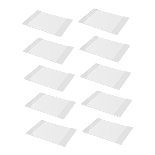 ROMISBABA 10Stücke Pack Transparente Preisschilder Halter für Präsentation von Produktinformationen im Einzelhandel für Ausstellungen Langlebig und Einfach von ROMISBABA