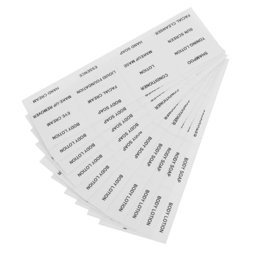 ROMISBABA 10Stücke Selbstklebende Aufkleber für Seifenspender und Kosmetikflaschen Wasserdichte zur Organisation von Badezimmerprodukten Transparentes Design für Reisen ROMISBABA 10Stücke Selbstklebende Aufkleber für Seifenspender und Kosmetikflaschen Wasserdichte zur Organisation von Badezimmerprodukten Transparentes Design für Reisen von ROMISBABA