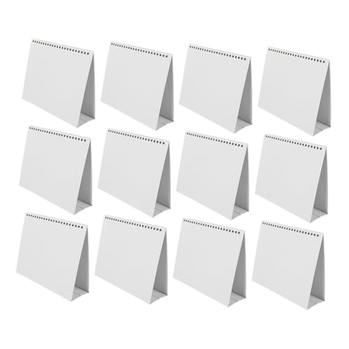 ROMISBABA 12 Stück Teiliges DIY Desktop Kalender Basis Dreieckige Perlmutt Weiß Kalenderhalter mit Löchern Stabiles Multifunktionales Schreibtisch Regal für Büro und Zuhause ROMISBABA 12 Stück Teiliges DIY Desktop Kalender Basis Dreieckige Perlmutt Weiß Kalenderhalter mit Löchern Stabiles Multifunktionales Schreibtisch Regal für Büro und Zuhause von ROMISBABA