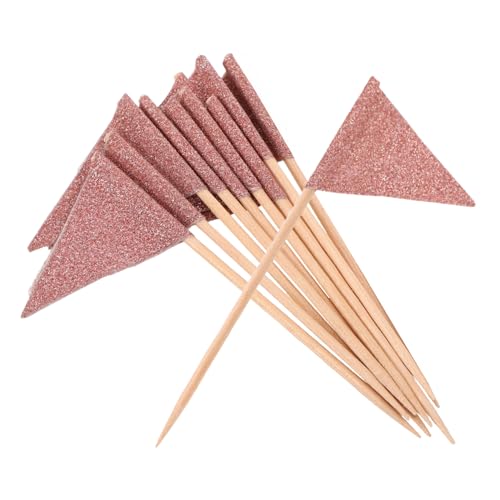 ROMISBABA 12 Stück Teiliges Dreieckige Kuchenflaggen Roségold Stabile Dessert Toothpick Topper für Kuchen Obstplatten Party Dekorationen und Vielseitige Feiern Wie Geburtstage und Hochzeiten ROMISBABA 12 Stück Teiliges Dreieckige Kuchenflaggen Roségold Stabile Dessert Toothpick Topper für Kuchen Obstplatten Party Dekorationen und Vielseitige Feiern Wie Geburtstage und Hochzeiten von ROMISBABA