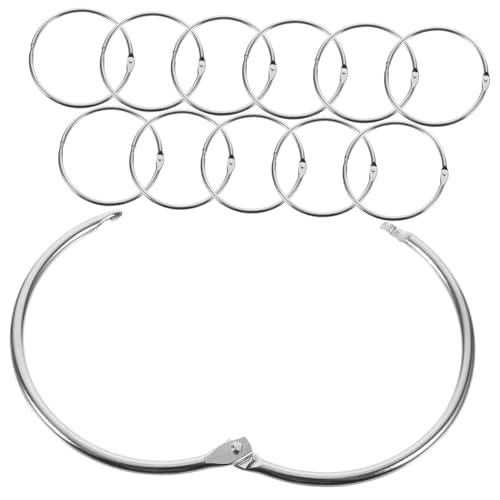 ROMISBABA 12 Stück Teiliges Metall Binder Ringe Flexible Buchringe zum Ordnen von Losen Blättern Wiederverwendbare und Scrapbooking Ringe Kalender Zubehör Vielseitige Büroklammern ROMISBABA 12 Stück Teiliges Metall Binder Ringe Flexible Buchringe zum Ordnen von Losen Blättern Wiederverwendbare und Scrapbooking Ringe Kalender Zubehör Vielseitige Büroklammern von ROMISBABA
