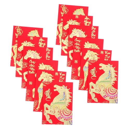 ROMISBABA 120 Stück Rote Umschläge Jahr Des Pferdes Stil Lunar Year Money Packets Chinesische Neujahr Envelopes Frühlingsfest Glücksgeldumschläge für Hochzeit Geburtstag Feierlichkeiten ROMISBABA 120 Stück Rote Umschläge Jahr Des Pferdes Stil Lunar Year Money Packets Chinesische Neujahr Envelopes Frühlingsfest Glücksgeldumschläge für Hochzeit Geburtstag Feierlichkeiten von ROMISBABA