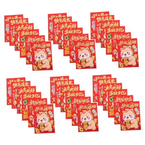 ROMISBABA 120 Stück Rote Umschläge Pferde Jahr Glücksgeldumschläge aus Dickem Papier Chinesische Hong Bao mit Karikatur Pferde Motiv für Frühlingsfest und Neujahr Stilvolle ROMISBABA 120 Stück Rote Umschläge Pferde Jahr Glücksgeldumschläge aus Dickem Papier Chinesische Hong Bao mit Karikatur Pferde Motiv für Frühlingsfest und Neujahr Stilvolle von ROMISBABA