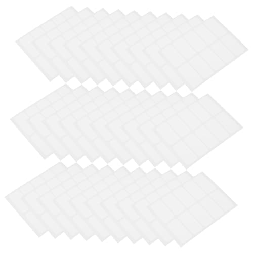 ROMISBABA 120Stücke Kleidungsetiketten Selbstklebende Wäscheetiketten für Einfache Beschriftung für Waschküche Beschreibbar für Kleider und Textilien von ROMISBABA