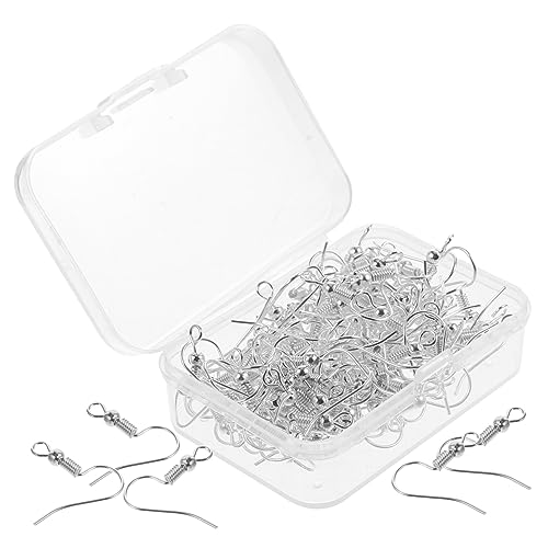 ROMISBABA 120Stücke Ohrring DIY Zubehör für Ohrringe Ohrhaken mit Aufbewahrungsbox Perfektes Material zur Schmuckherstellung für Kreative Projekte ROMISBABA 120Stücke Ohrring DIY Zubehör für Ohrringe Ohrhaken mit Aufbewahrungsbox Perfektes Material zur Schmuckherstellung für Kreative Projekte von ROMISBABA