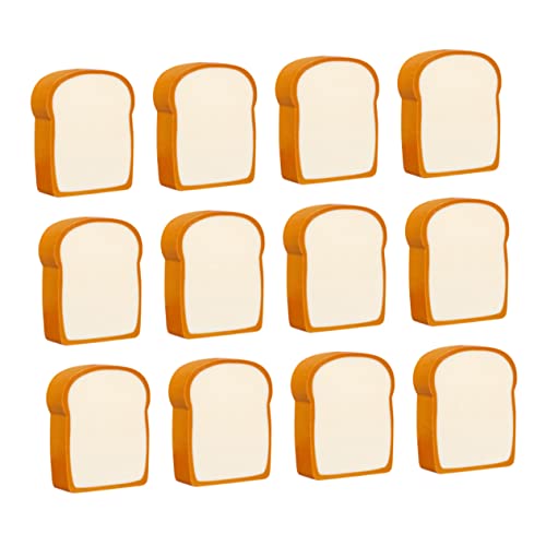 ROMISBABA 12Stücke Cartoon Toastbrot Radierer Kreative Bleistiftgummis aus Lebensmittelechtem für Sichere und Langlebige Schulmaterialien Dekorative ROMISBABA 12Stücke Cartoon Toastbrot Radierer Kreative Bleistiftgummis aus Lebensmittelechtem für Sichere und Langlebige Schulmaterialien Dekorative von ROMISBABA