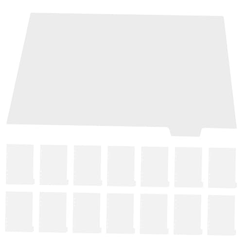 ROMISBABA 14 Stück Teiliges Notebook Index Tab aus Transparentem PVC DIY Ringbuch Trennblätter Langlebige Material Registerkarten für Büro und Haushalt Praktische Organisationshilfe ROMISBABA 14 Stück Teiliges Notebook Index Tab aus Transparentem PVC DIY Ringbuch Trennblätter Langlebige Material Registerkarten für Büro und Haushalt Praktische Organisationshilfe von ROMISBABA