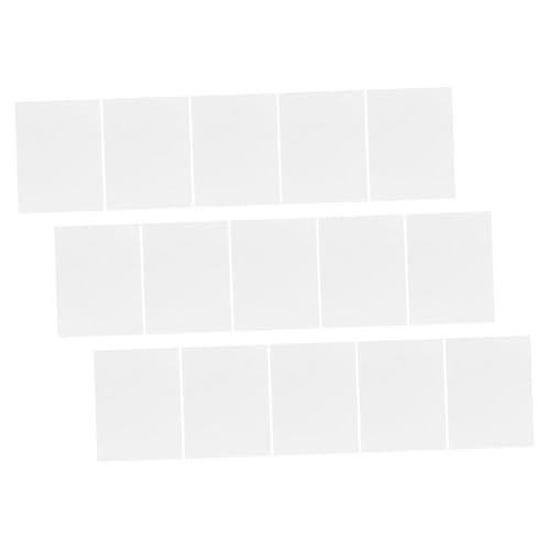 ROMISBABA 15 Stück Teiliges Transparentpapier für Tintenstrahldrucker Klare Klarsichtfolie für Overhead projektor Siebdruckgeeignete Langlebige Folienblätter für Vielseitigen Druck und von ROMISBABA