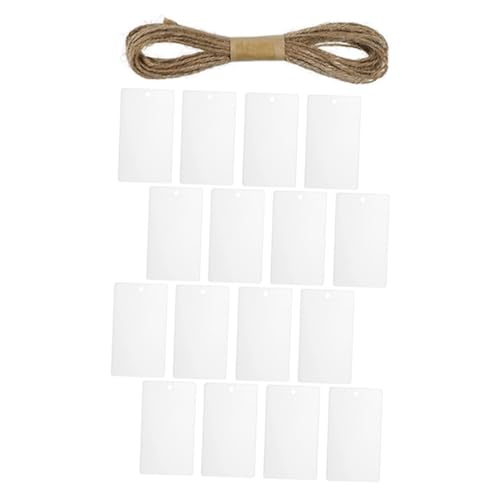 ROMISBABA 16 Stück Teiliges Weißes Acryl Körbeetiketten mit Aufhängeschnur Wiederverwendbare DIY Beschriftungsschilder für Aufbewahrungsboxen Küchenregale und Haushaltsorganisation ROMISBABA 16 Stück Teiliges Weißes Acryl Körbeetiketten mit Aufhängeschnur Wiederverwendbare DIY Beschriftungsschilder für Aufbewahrungsboxen Küchenregale und Haushaltsorganisation von ROMISBABA