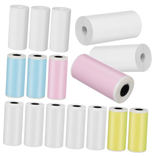 ROMISBABA 16Rollen Mini Druckerpapier für Thermodrucker Thermoetiketten und Aufkleber für Mobile Fotodrucker Vielseitig Einsetzbar Druckqualität Einfach zu Verwenden ROMISBABA 16Rollen Mini Druckerpapier für Thermodrucker Thermoetiketten und Aufkleber für Mobile Fotodrucker Vielseitig Einsetzbar Druckqualität Einfach zu Verwenden von ROMISBABA
