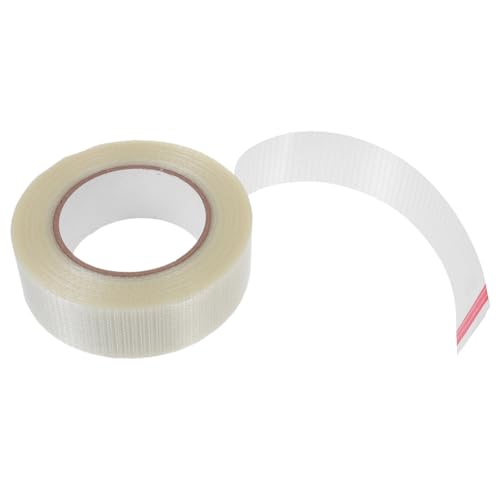 ROMISBABA 1Rolle Hochleistungs Glasfaserband Verstärktes Klebeband für Reparaturen Verpackungen und Vielseitig Einsetzbar Transparent und Langlebig von ROMISBABA