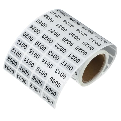 ROMISBABA 1Rolle Nummerierungsetiketten Selbstklebende Aufkleber für Büro und Zuhause Praktische Klassifizierungsnummern Kompakter für Organisation ROMISBABA 1Rolle Nummerierungsetiketten Selbstklebende Aufkleber für Büro und Zuhause Praktische Klassifizierungsnummern Kompakter für Organisation von ROMISBABA