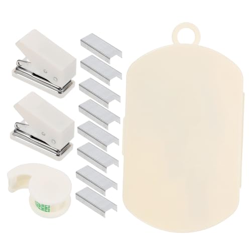 ROMISBABA 1Satz Klebebandspender Multifunktionales Büro Tool Kit mit Hefter und Puncher für Scrapbooking Tragbar für Schule Zuhause und Büro ROMISBABA 1Satz Klebebandspender Multifunktionales Büro Tool Kit mit Hefter und Puncher für Scrapbooking Tragbar für Schule Zuhause und Büro von ROMISBABA