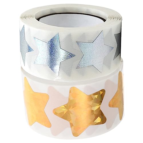 ROMISBABA 2 Rollen Hochzeitseinladungs Aufkleber mit Zarten Selbstklebenden Siegelstickern Stern für Geschenkverpackungen und Dekoration Starke Haftung Rückstandsfrei Entfernbar ROMISBABA 2 Rollen Hochzeitseinladungs Aufkleber mit Zarten Selbstklebenden Siegelstickern Stern für Geschenkverpackungen und Dekoration Starke Haftung Rückstandsfrei Entfernbar von ROMISBABA