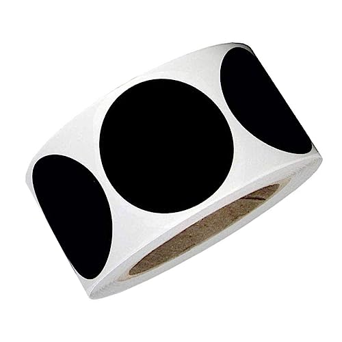 ROMISBABA 2 Rollen PVC Chalkboard Labels Selbstklebende Runde Etiketten für Zuhause und Büro Schwarz pro Rolle Beschriften von Flaschen Dosen und ROMISBABA 2 Rollen PVC Chalkboard Labels Selbstklebende Runde Etiketten für Zuhause und Büro Schwarz pro Rolle Beschriften von Flaschen Dosen und von ROMISBABA