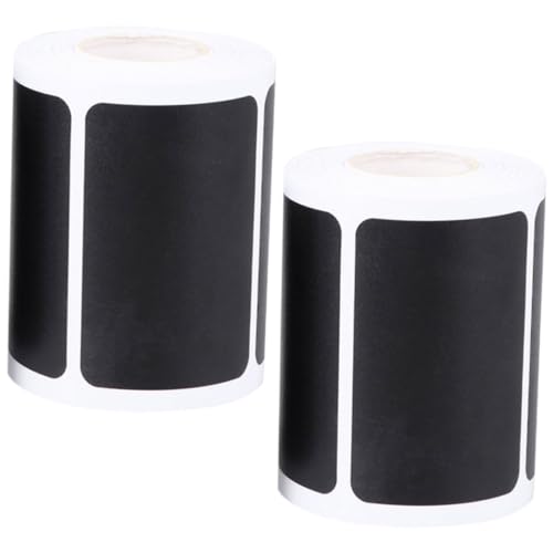 ROMISBABA 2 Rollen Schwarze Ablösbare Tafel etiketten Je Selbstklebend Vielseitig Beschriftbar Praktisch und Portabel für Flaschen Vorratsdosen Gewürzgläser und Haushaltsorganisation ROMISBABA 2 Rollen Schwarze Ablösbare Tafel etiketten Je Selbstklebend Vielseitig Beschriftbar Praktisch und Portabel für Flaschen Vorratsdosen Gewürzgläser und Haushaltsorganisation von ROMISBABA