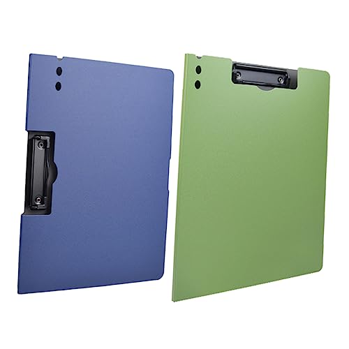ROMISBABA 2 Stück Klemmbrett Multifunktionale Schreibunterlage Dokumentenhalter Büroordner Clip Board mit Glatter Schreibfläche und Leichter Aufbewahrung für Büro und Schule ROMISBABA 2 Stück Klemmbrett Multifunktionale Schreibunterlage Dokumentenhalter Büroordner Clip Board mit Glatter Schreibfläche und Leichter Aufbewahrung für Büro und Schule von ROMISBABA