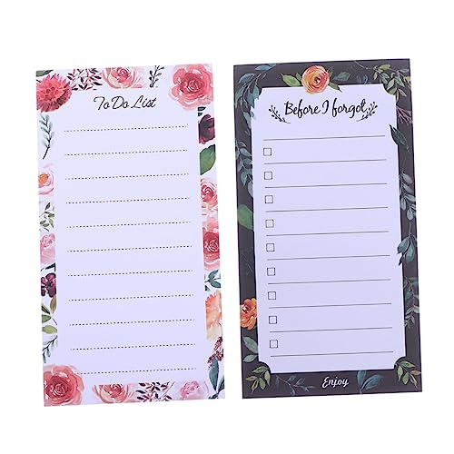 ROMISBABA 2 Stück Magnetische Notizblöcke mit To Do Listen Magnetisch Haftend für Kühlschrank Büro und Haushalt Praktische Memo Pads für Notizen und Einkaufszettel ROMISBABA 2 Stück Magnetische Notizblöcke mit To Do Listen Magnetisch Haftend für Kühlschrank Büro und Haushalt Praktische Memo Pads für Notizen und Einkaufszettel von ROMISBABA