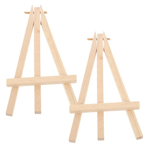 ROMISBABA 2 Stück Mini Holz Staffelei Faltbar Vielseitiger Tisch Display Ständer für Karten Kleine Gemälde Fotos und Dekoration Kompakt und Leicht für Zuhause Büro Feier und Kunsthandwerk ROMISBABA 2 Stück Mini Holz Staffelei Faltbar Vielseitiger Tisch Display Ständer für Karten Kleine Gemälde Fotos und Dekoration Kompakt und Leicht für Zuhause Büro Feier und Kunsthandwerk von ROMISBABA