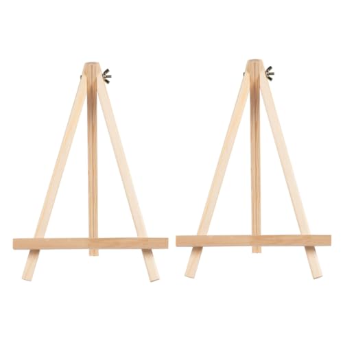 ROMISBABA 2 Stück Mini Staffelei aus Holz Teiliges Faltbarer Dreibein Malständer Kompakt für Kleine Bilder Fotos und Werbung für Tischdekoration in Cafés und Workshops ROMISBABA 2 Stück Mini Staffelei aus Holz Teiliges Faltbarer Dreibein Malständer Kompakt für Kleine Bilder Fotos und Werbung für Tischdekoration in Cafés und Workshops von ROMISBABA