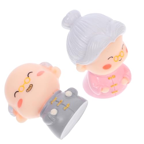 ROMISBABA 2 Stück Romantische Miniatur Figuren Großeltern Liebevolle Langlebige Resin Deko für Hochzeitstorten Jubiläen Geburtstage Vielseitige Torten Deko Geschenkidee für Alte Leute ROMISBABA 2 Stück Romantische Miniatur Figuren Großeltern Liebevolle Langlebige Resin Deko für Hochzeitstorten Jubiläen Geburtstage Vielseitige Torten Deko Geschenkidee für Alte Leute von ROMISBABA