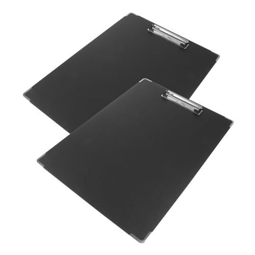 ROMISBABA 2 Stück Teiliges Kunststoff Klemmbrett Wasserdichtes Sketch Board mit Großer Glatter Oberfläche Robustes Schreibbrett für Zeichnen und Notizen Geeignet für Schule und Büro von ROMISBABA