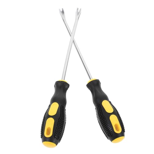 ROMISBABA 2 Stück Teiliges Polster Klammerentfernungswerkzeug mit Förmiger Gabel Rostbeständig Ergonomisch Gebogen für Einfaches Entfernen von Klammern Nägeln und Flachkopfnägeln für ROMISBABA 2 Stück Teiliges Polster Klammerentfernungswerkzeug mit Förmiger Gabel Rostbeständig Ergonomisch Gebogen für Einfaches Entfernen von Klammern Nägeln und Flachkopfnägeln für von ROMISBABA
