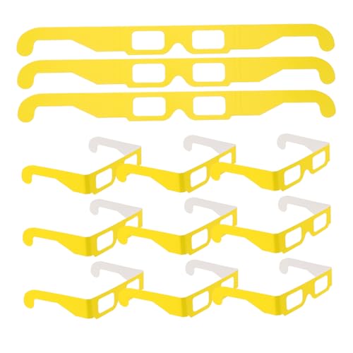 ROMISBABA 20 Paare Rauchbrille Regenbogen Diffusionsbrillen für Festivals Partys und Lichtershows Ergonomisches Design Rechteckige Form Leuchtende Effekte ROMISBABA 20 Paare Rauchbrille Regenbogen Diffusionsbrillen für Festivals Partys und Lichtershows Ergonomisches Design Rechteckige Form Leuchtende Effekte von ROMISBABA