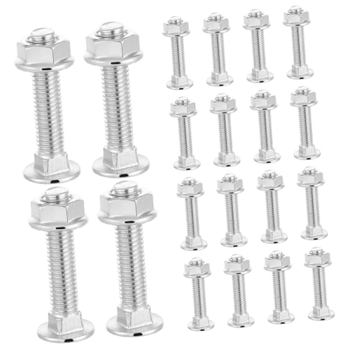 ROMISBABA 20 Sätze Teiliges Carriage Bolt aus Verzinktem Kohlenstoffstahl Robustes Flachrundkopf Sortiment mit Muttern für Möbelgriffe und Fahrzeugmontage Wetterbeständig und Langlebig ROMISBABA 20 Sätze Teiliges Carriage Bolt aus Verzinktem Kohlenstoffstahl Robustes Flachrundkopf Sortiment mit Muttern für Möbelgriffe und Fahrzeugmontage Wetterbeständig und Langlebig von ROMISBABA