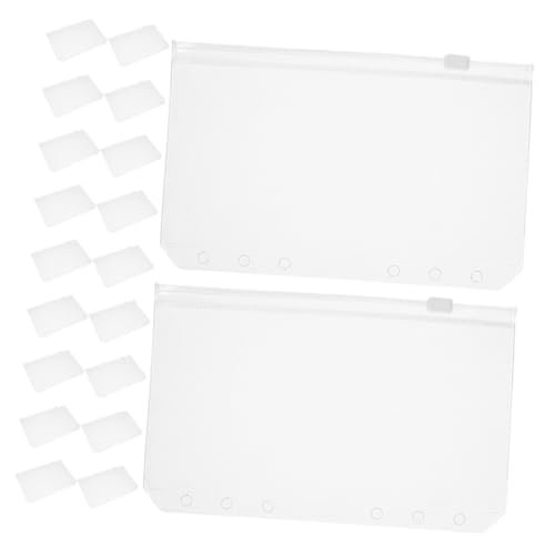 ROMISBABA 20 Stück Binder Zipper Tasche Transparent Klarsichthüllen Lose Leaf Pouch Für Karten Dokumente Geld Umschläge Sicherer Organizer Für Büro Reise Alltag ROMISBABA 20 Stück Binder Zipper Tasche Transparent Klarsichthüllen Lose Leaf Pouch Für Karten Dokumente Geld Umschläge Sicherer Organizer Für Büro Reise Alltag von ROMISBABA
