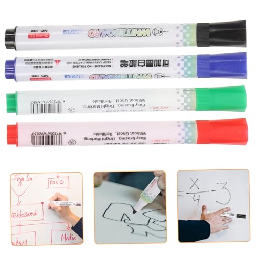 ROMISBABA 20 Stück Farbiger Whiteboard-Stift schreibkladde büroartikel bürogadges pen markers Marker Stift Bürobedarf für Zuhause Whiteboard-Marker Markierstifte für Whiteboards Plastik von ROMISBABA