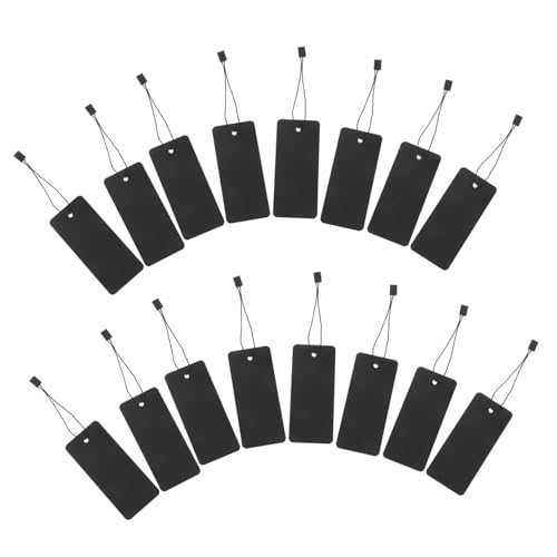 ROMISBABA 200 Satz Kleidung Tags Set Schwarze Kartonanhänger mit Schnur Minimalistische Etiketten für Bekleidung Schuhe und Taschen für Einzelhandel und Dekoration ROMISBABA 200 Satz Kleidung Tags Set Schwarze Kartonanhänger mit Schnur Minimalistische Etiketten für Bekleidung Schuhe und Taschen für Einzelhandel und Dekoration von ROMISBABA