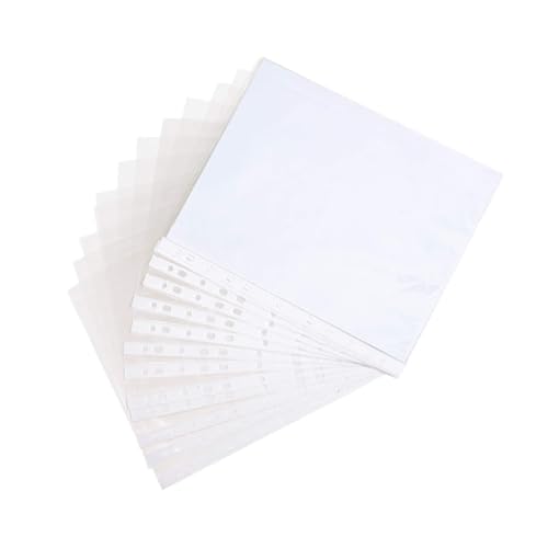 ROMISBABA 200Stücke Binderhüllen aus Umweltfreundlichem Material Transparente Blattschutzfolien für Ordner Organisieren Dokumenten und Fotos ROMISBABA 200Stücke Binderhüllen aus Umweltfreundlichem Material Transparente Blattschutzfolien für Ordner Organisieren Dokumenten und Fotos von ROMISBABA