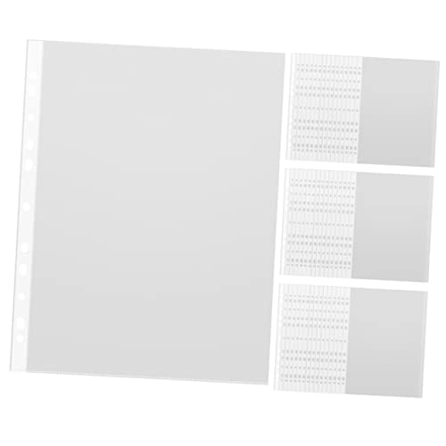 ROMISBABA 200Stücke Transparente Dateibeutel mit Löchern Wiederverwendbare Dokumententaschen für Ordner für Schule und Glatte Kanten Praktisch und Sicher ROMISBABA 200Stücke Transparente Dateibeutel mit Löchern Wiederverwendbare Dokumententaschen für Ordner für Schule und Glatte Kanten Praktisch und Sicher von ROMISBABA
