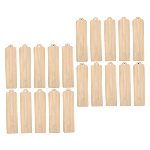 ROMISBABA 20Stücke Holz Lesezeichen DIY Blanko Holz Tags Unbehandelt für Kreative Bastelprojekte Personalisiert mit Quaste für und Buchdekorationen ROMISBABA 20Stücke Holz Lesezeichen DIY Blanko Holz Tags Unbehandelt für Kreative Bastelprojekte Personalisiert mit Quaste für und Buchdekorationen von ROMISBABA