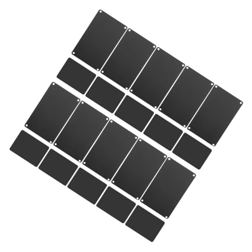 ROMISBABA 20Stücke Kleine DIY Metall Schilderplatten Leere Namensschilder für Hotels Bastelprojekte und Robustes Material pro Platte ROMISBABA 20Stücke Kleine DIY Metall Schilderplatten Leere Namensschilder für Hotels Bastelprojekte und Robustes Material pro Platte von ROMISBABA