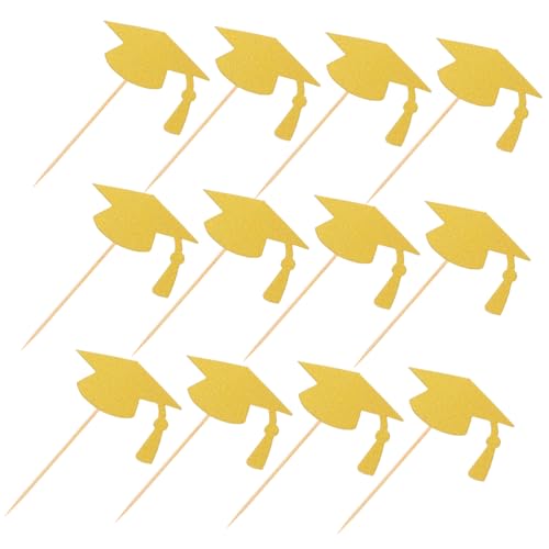 ROMISBABA 24 Stück Teiliges Graduation Cap Cupcake Topper Kreative Abschlusskuchendeko für Abschlussfeier und Schule Einfach zu Verwenden Nachhaltige Tortendekoration für Feierlichkeiten ROMISBABA 24 Stück Teiliges Graduation Cap Cupcake Topper Kreative Abschlusskuchendeko für Abschlussfeier und Schule Einfach zu Verwenden Nachhaltige Tortendekoration für Feierlichkeiten von ROMISBABA