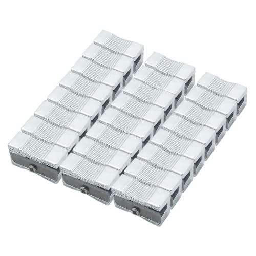 ROMISBABA 24Stücke Aluminium Bleistiftspitzer Tragbarer Metallstiftschärfer für Künstler und Handlich für Schule und Freizeit ROMISBABA 24Stücke Aluminium Bleistiftspitzer Tragbarer Metallstiftschärfer für Künstler und Handlich für Schule und Freizeit von ROMISBABA