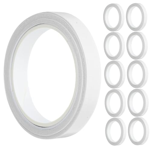 ROMISBABA 25 Rollen Teiliges Doppelseitiges Klebeband Stark Haftend Transparent Vielseitig Einsetzbar für Verpackung und Bastelarbeiten Handreißbar Praktisch für Büro und Haushalt von ROMISBABA