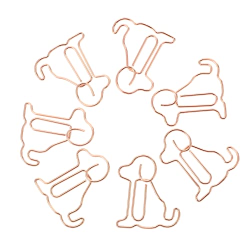 ROMISBABA 25Stücke Kreative Hund Büroklammern aus Tierdesign Clips Lesezeichen für Büro Schule und Zuhause Robuste und Langlebige Büroklammern Roségold ROMISBABA 25Stücke Kreative Hund Büroklammern aus Tierdesign Clips Lesezeichen für Büro Schule und Zuhause Robuste und Langlebige Büroklammern Roségold von ROMISBABA