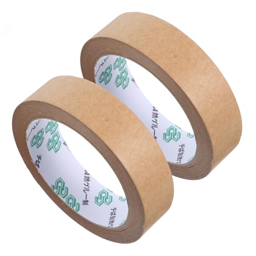 ROMISBABA 2Rollen Beschreibbares Kraftpapier Dichtungsband Multifunktionales Selbstklebendes Verpackungsband für Kartons für Verpackung Büro Versiegelung ROMISBABA 2Rollen Beschreibbares Kraftpapier Dichtungsband Multifunktionales Selbstklebendes Verpackungsband für Kartons für Verpackung Büro Versiegelung von ROMISBABA