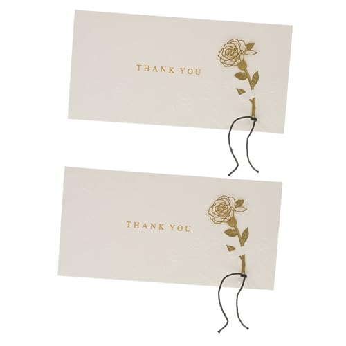 ROMISBABA 2Stücke Dankeskarten Blanko mit Umschlägen Personalisierbare Grüße für Hochzeit Shower Hochwertige Klappkarten für Freunde und Familie Din ROMISBABA 2Stücke Dankeskarten Blanko mit Umschlägen Personalisierbare Grüße für Hochzeit Shower Hochwertige Klappkarten für Freunde und Familie Din von ROMISBABA