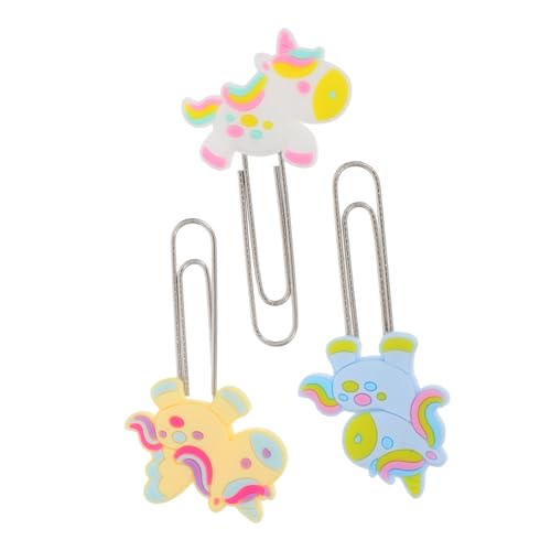 ROMISBABA 3 Stück Niedliche Cartoon Büroklammern Metall Lesezeichen Clips Stabile Binder Clips Vielseitig für Schule Büro Zuhause mit Charmanten Tiermotiven ROMISBABA 3 Stück Niedliche Cartoon Büroklammern Metall Lesezeichen Clips Stabile Binder Clips Vielseitig für Schule Büro Zuhause mit Charmanten Tiermotiven von ROMISBABA