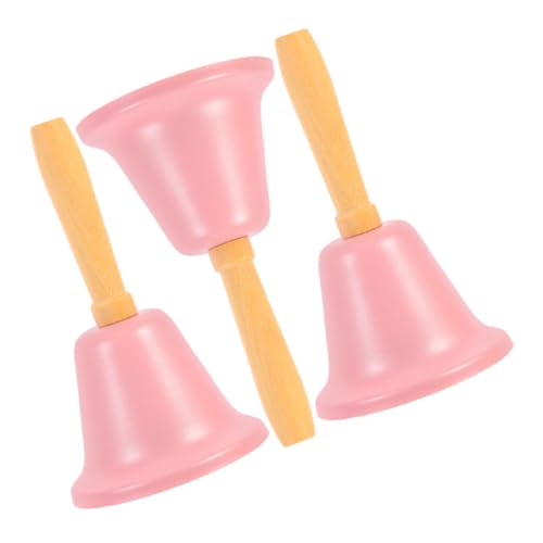 ROMISBABA 3 Stück Teiliges Laute Metall Handglocken für Senioren und Tragbar für Unterricht Bettseite Hochzeiten und Haustiertraining Rosa ROMISBABA 3 Stück Teiliges Laute Metall Handglocken für Senioren und Tragbar für Unterricht Bettseite Hochzeiten und Haustiertraining Rosa von ROMISBABA