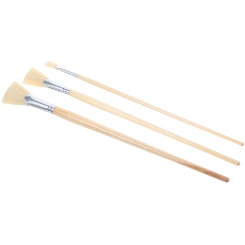 ROMISBABA 3 Stück Teiliges Pinsel für Öl und Acrylmalerei Handgehaltene Fächerförmige Künstlerpinsel für Wasserfarbe Gouache Körper und Gesichtsbemalung Präzise Anwendung ROMISBABA 3 Stück Teiliges Pinsel für Öl und Acrylmalerei Handgehaltene Fächerförmige Künstlerpinsel für Wasserfarbe Gouache Körper und Gesichtsbemalung Präzise Anwendung von ROMISBABA