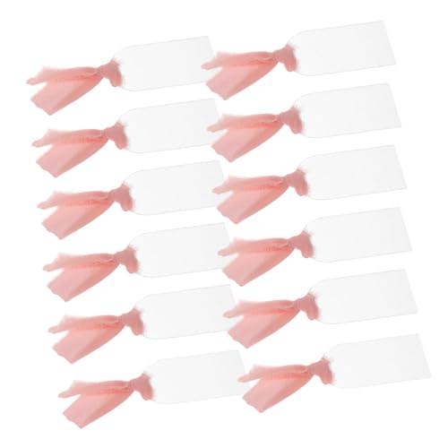 ROMISBABA 30 Stück Blanko Tischkarten mit Schleife Transparente Hochzeit Sitzplatzschilder zum Beschriften Namensanhänger für Party Bankett und Event Dekorationen ROMISBABA 30 Stück Blanko Tischkarten mit Schleife Transparente Hochzeit Sitzplatzschilder zum Beschriften Namensanhänger für Party Bankett und Event Dekorationen von ROMISBABA