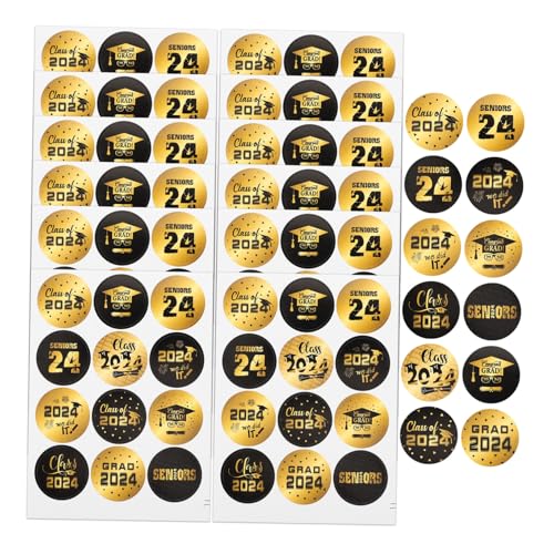 ROMISBABA 30 Stück Teiliges Runde Graduierten Aufkleber Selbstklebend Geschenkverpackung und Dekoration Kleine Abschluss Labels in Elegantem Farbverlauf Gold für Party und Geschenktüten ROMISBABA 30 Stück Teiliges Runde Graduierten Aufkleber Selbstklebend Geschenkverpackung und Dekoration Kleine Abschluss Labels in Elegantem Farbverlauf Gold für Party und Geschenktüten von ROMISBABA