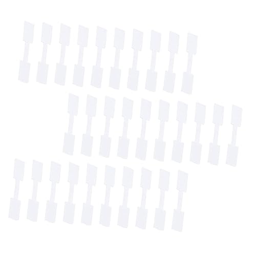 ROMISBABA 300 Stück Schmuck Preisschilder Selbstklebend Quadratisch und Rund für Ringe Anhänger Armbänder Praktische Etiketten zum Beschriften und Inventarverwaltung Ablösbar ohne von ROMISBABA