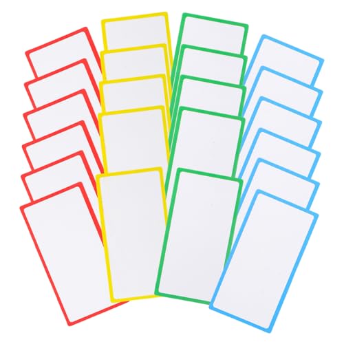 ROMISBABA 36 Stück Teiliges Magnetisches Whiteboard Namensschild Wiederbeschreibbare Abwischbare Blanko Etiketten mit Farbigen Kanten Stabile Papierausführung Haftet Sicher Kühlschrank und ROMISBABA 36 Stück Teiliges Magnetisches Whiteboard Namensschild Wiederbeschreibbare Abwischbare Blanko Etiketten mit Farbigen Kanten Stabile Papierausführung Haftet Sicher Kühlschrank und von ROMISBABA